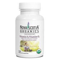 Nova Scotia Organics Vitamin D3 120 Tablets