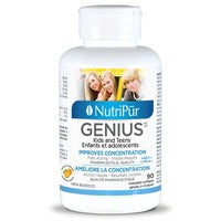Nutripur Genius Kids and Teens 90 Chew Softgelgel caps