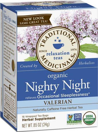Traditional Medicinals Organic Nighty NIght Valerian 20 bags