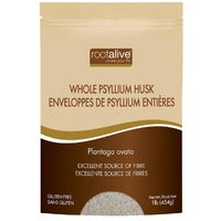Rootalive Whole Psyllium Husk 454g (1 lb)