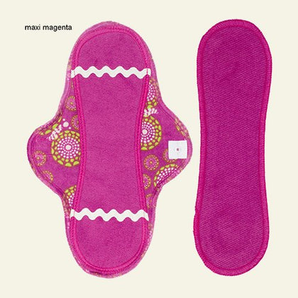 Lunapads Organic Maxi Pad & Insert-prints 2 pcs