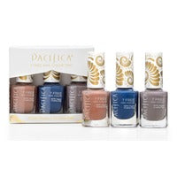 Pacifica 7 Free Nail Polish Set - Blue 3ct
