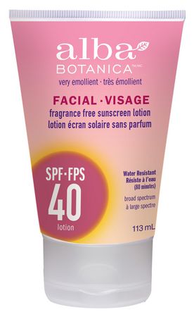 Alba Botanica Very Emolli Facial Sunscreen SPF40 113 ml