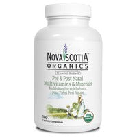 Nova Scotia Organics Pre & Post Natal Multi & Min 180 Caplets