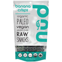 Nud Fud Spirulina Banana Crisps 6 x 66 g