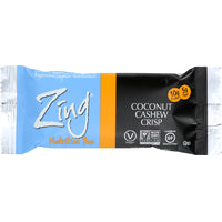 Zing Bars Coconut Cashew Crisp 12 x 50g