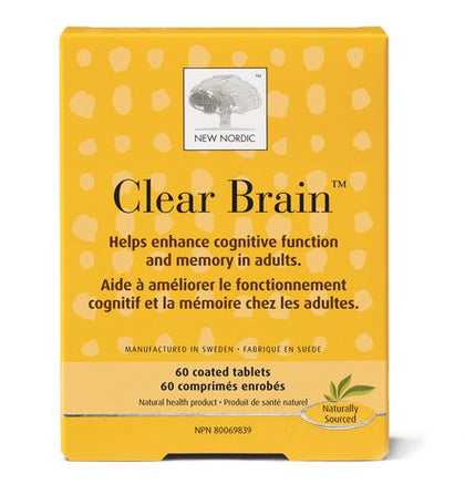 New Nordic Clear Brain-60 tabs 60 tablets