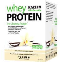 Kaizen Naturals KZ Whey Protein Vanilla Sachets 10 x 32g