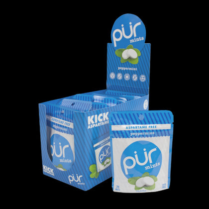 PUR Gum Peppermint mints 12x22g