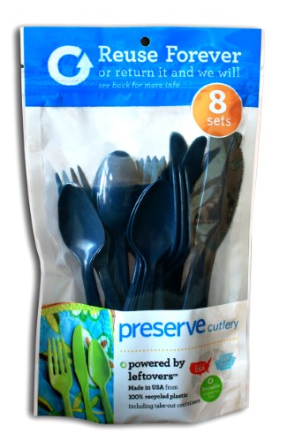 Preserve by Recycline Preserve Cutlery- Midnight Blue 24 pcs