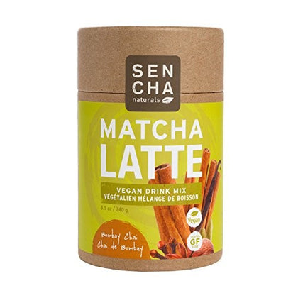 Sencha Naturals EcoTube Matcha Latte Bombay Chai 8.5oz