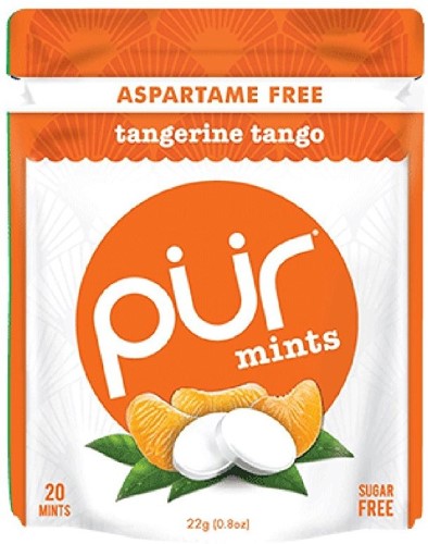 PUR Gum Tangerine Tango Mints 12x22g