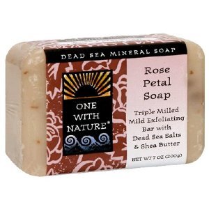 One With Nature Rose Petal Bar Soap 6 x 200g