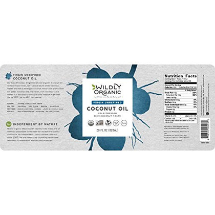 Wilderness Family Coct Oil Virg Unrefined, 828ml