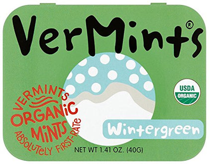 VerMints Organic Mints Organic Wintergreen Mints 6 x 40g