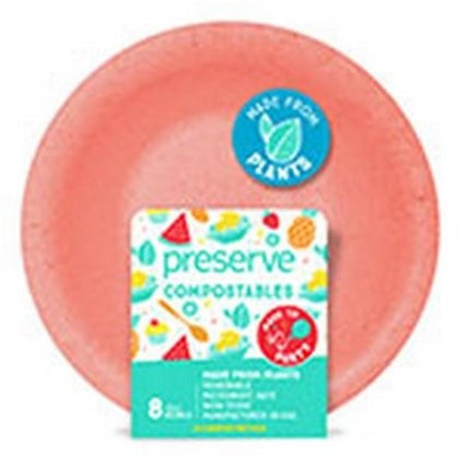 Preserve by Recycline Compostables Bowls 8ct Red 8 Bowls 12oz