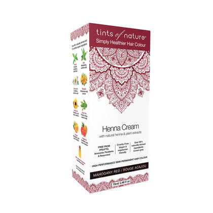 Tints of Nature Henna Cream Mahogany Red 70ml
