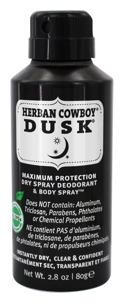 Herban Cowboy Dry Deodorant & Body Spray Dusk 80G