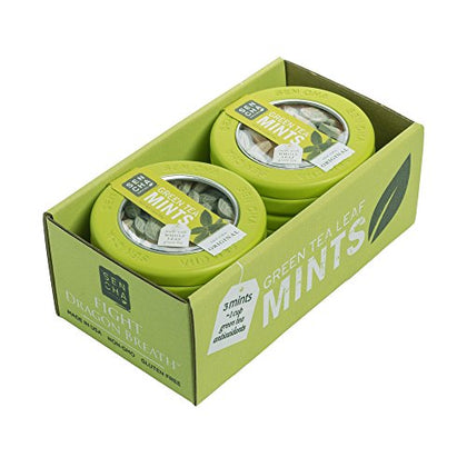 Sencha Naturals GreenTeaMints Canister - Original 6 x 1.2oz