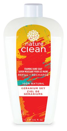 Nature Clean Geranium Sky Foaming Hand Soap 1L