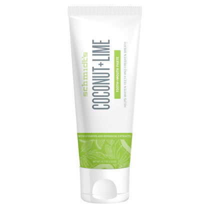 Schmidt’s Naturals Coconut Lime Toothpaste 4.7oz