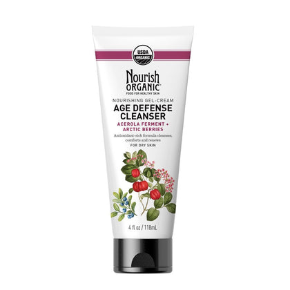 Nourish Organic Age Defense Face Cleanser 118 ml