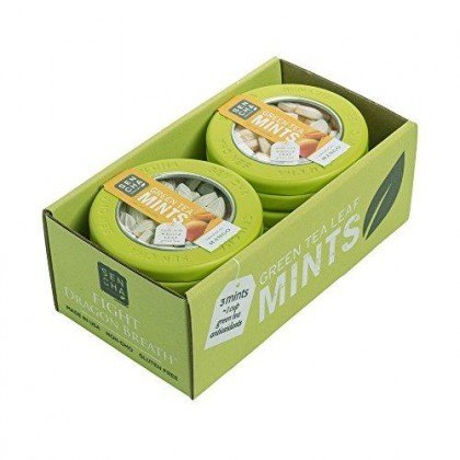 Sencha Naturals GreenTeaMintsCanister TropicalMango 6 x 1.2oz